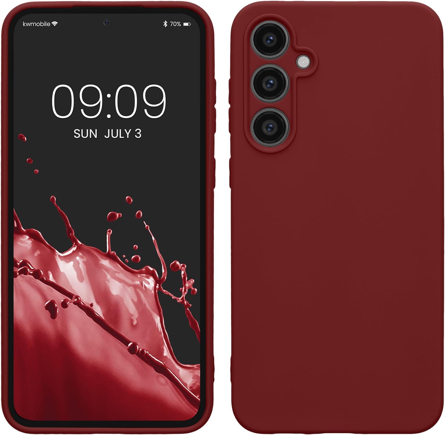 KW Samsung Galaxy S23 FE Θήκη Σιλικόνης TPU - Bordeaux Purple - KWM000021LO008C