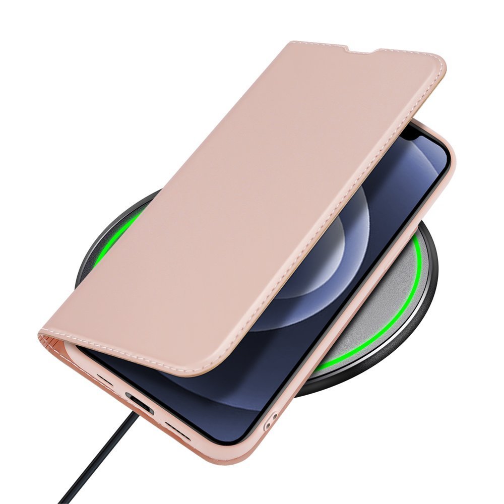 Dux Ducis iPhone 13 Flip Stand Case Θήκη Βιβλίο - Rose Gold