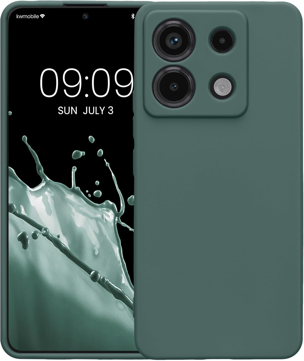 KW Xiaomi Redmi Note 13 Pro 5G / Poco X6 5G Θήκη Σιλικόνης TPU - Teal