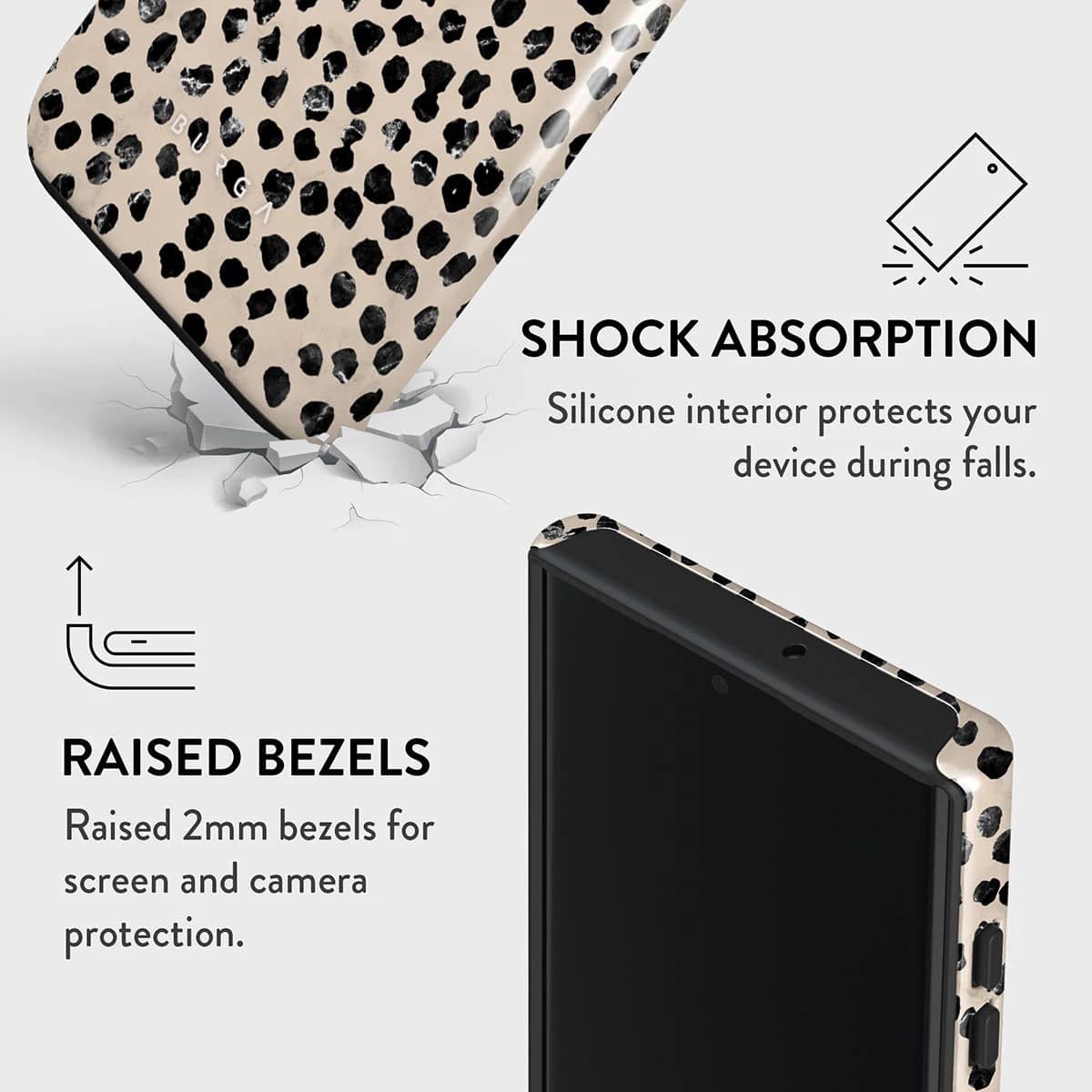 Burga Samsung Galaxy S22 Ultra Fashion Tough Σκληρή Θήκη - Almond Latte