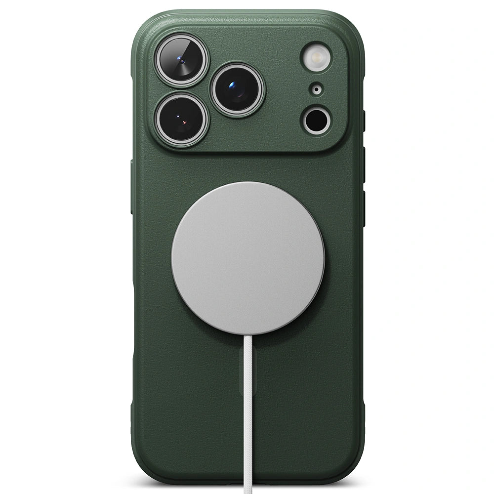 Ringke iPhone 17 Pro - Onyx Magnetic MagSafe Θήκη Σιλικόνης - Dark Green