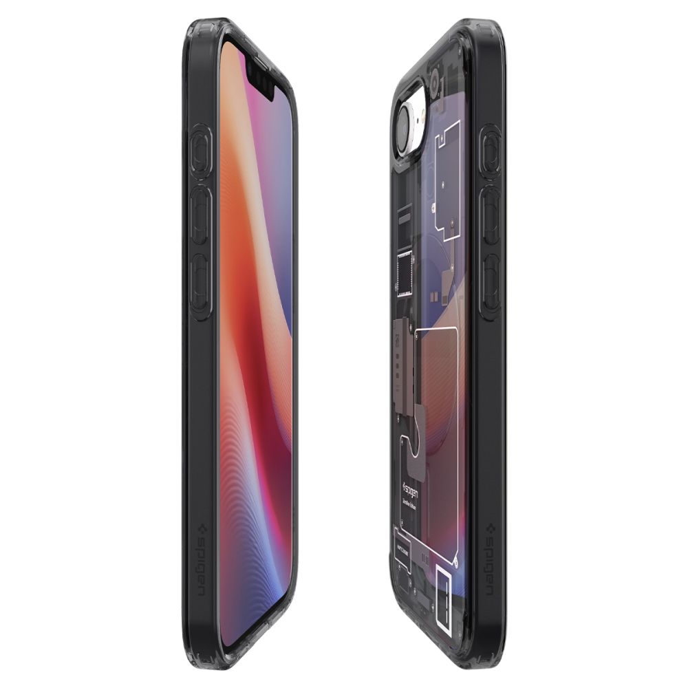 Spigen iPhone 16e Ultra Hybrid Mag Σκληρή Θήκη με Πλαίσιο Σιλικόνης Και MagSafe - Zero One Black