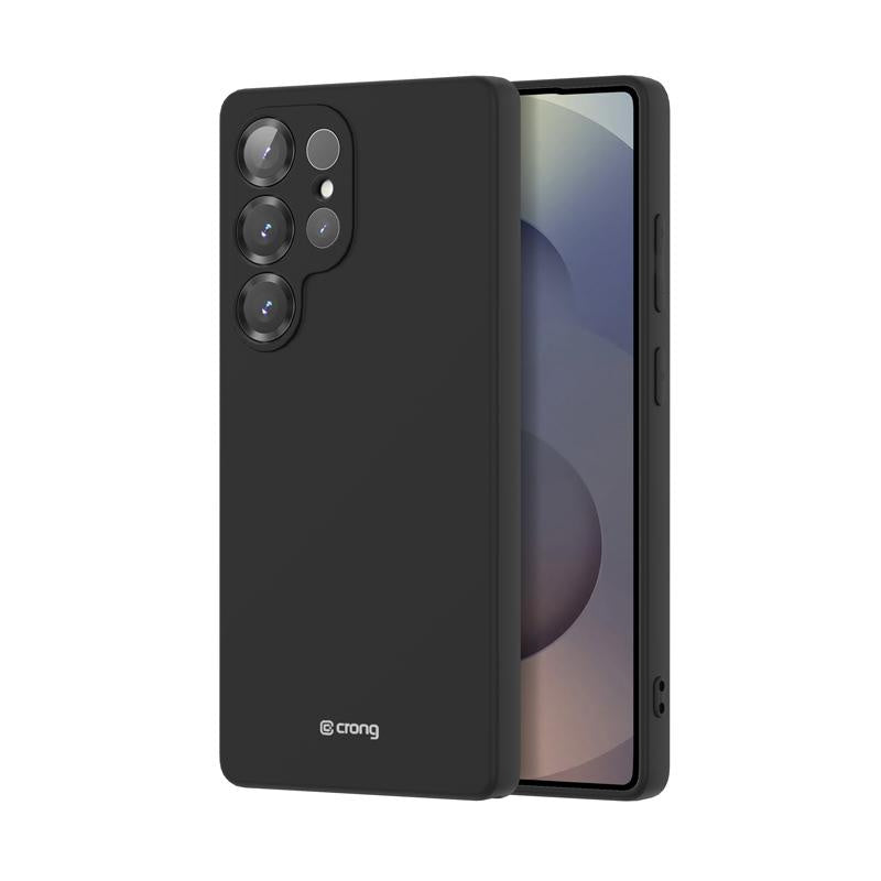 Crong Samsung Galaxy S25 Ultra Cover Θήκη Σιλικόνης - Black