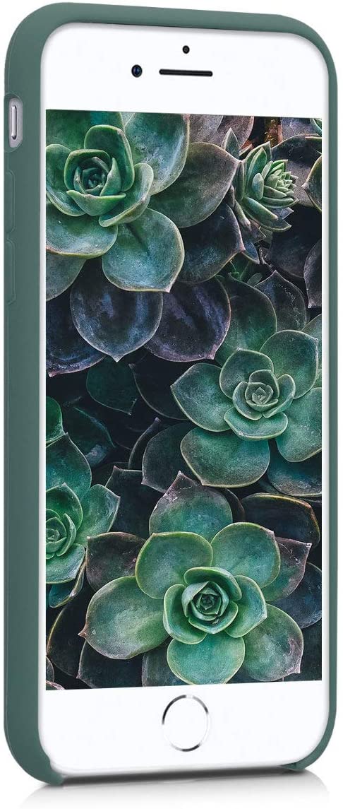 KW iPhone SE 2022 / SE 2020 / 7 / 8 Θήκη Σιλικόνης Rubber TPU - Blue Green - 40225.171
