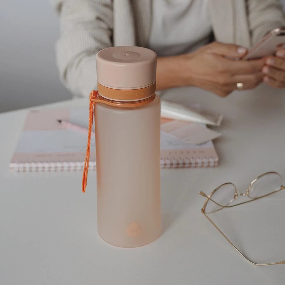 Equa Plain Πλαστικό Μπουκάλι Νερού BPA Free - 600ml - Sunrise / Διάφανο