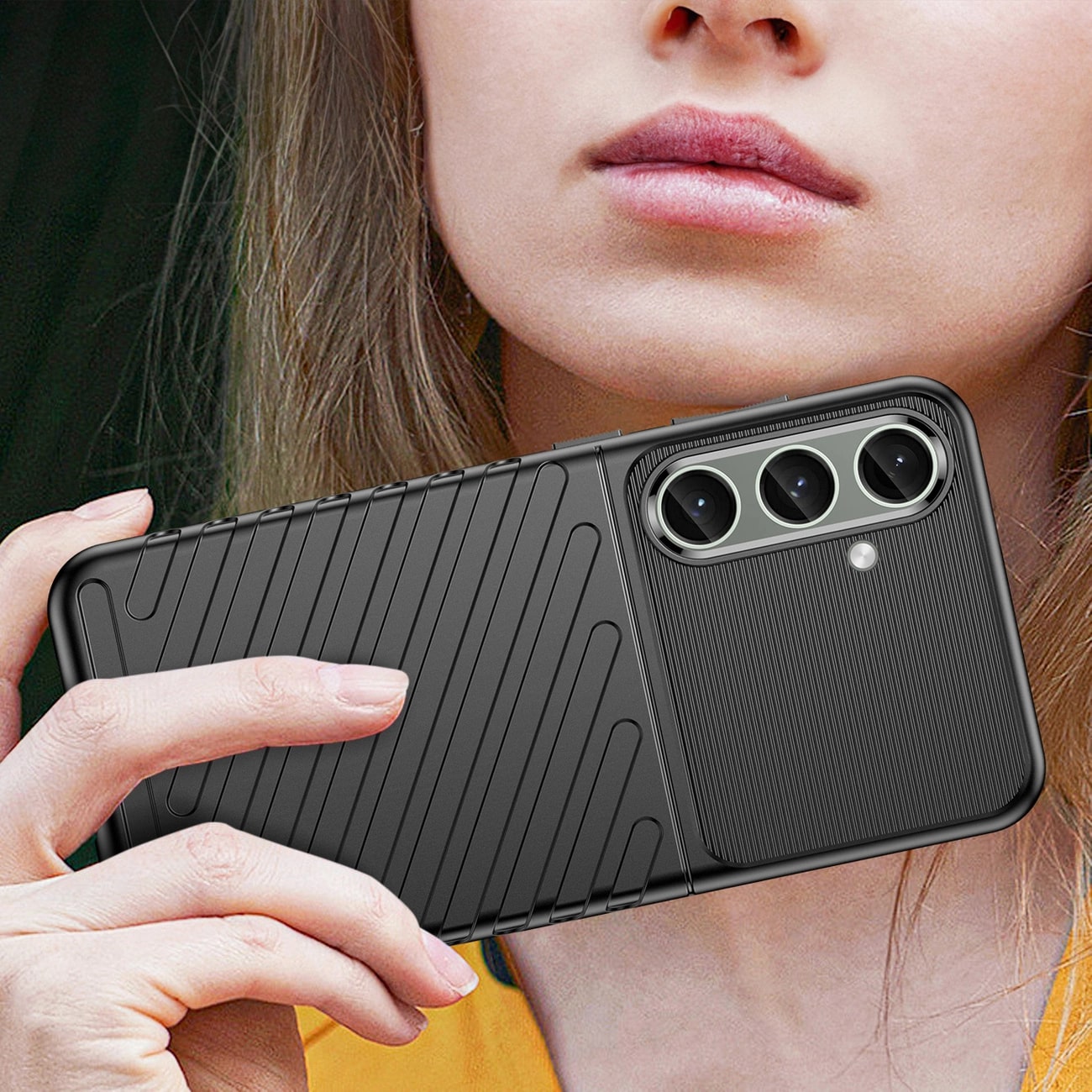 OEM Samsung Galaxy S24+ Θήκη Thunder Tough Rugged Armor - Black