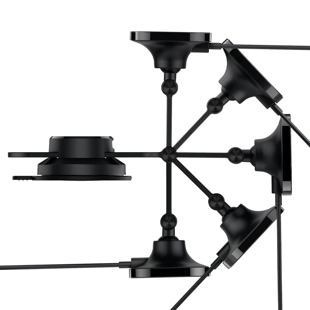 Spigen ITS35W-3 OneTap Pro 3 Magnetic MagSafe Charger Βάση Αυτοκινήτου Ταμπλό με Ασύρματη Φόρτιση 10W - Black