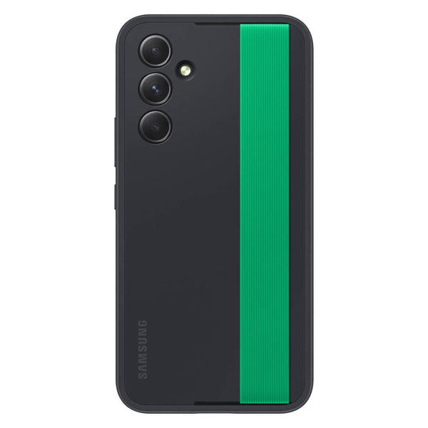 Samsung Haze Grip Samsung Galaxy A54 5G Θήκη Σιλικόνης με Αποσπώμενο Ιμάντα - Black - EF - XA546CBEGWW
