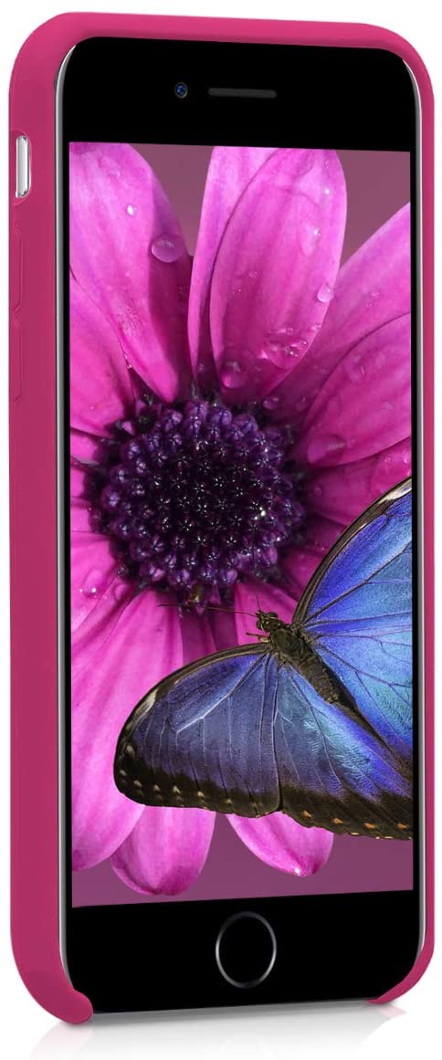 KW iPhone SE 2022 / SE 2020 / 7 / 8 Θήκη Σιλικόνης Rubber TPU - Pomegranate Red - 40225.175