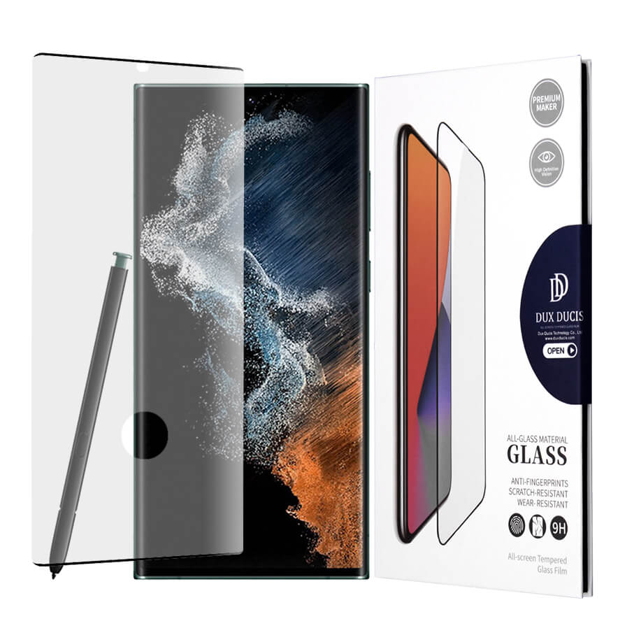 Dux Ducis Samsung Galaxy S22 Ultra 9H Full Screen Tempered Glass Αντιχαρακτικό Γυαλί Οθόνης - Black