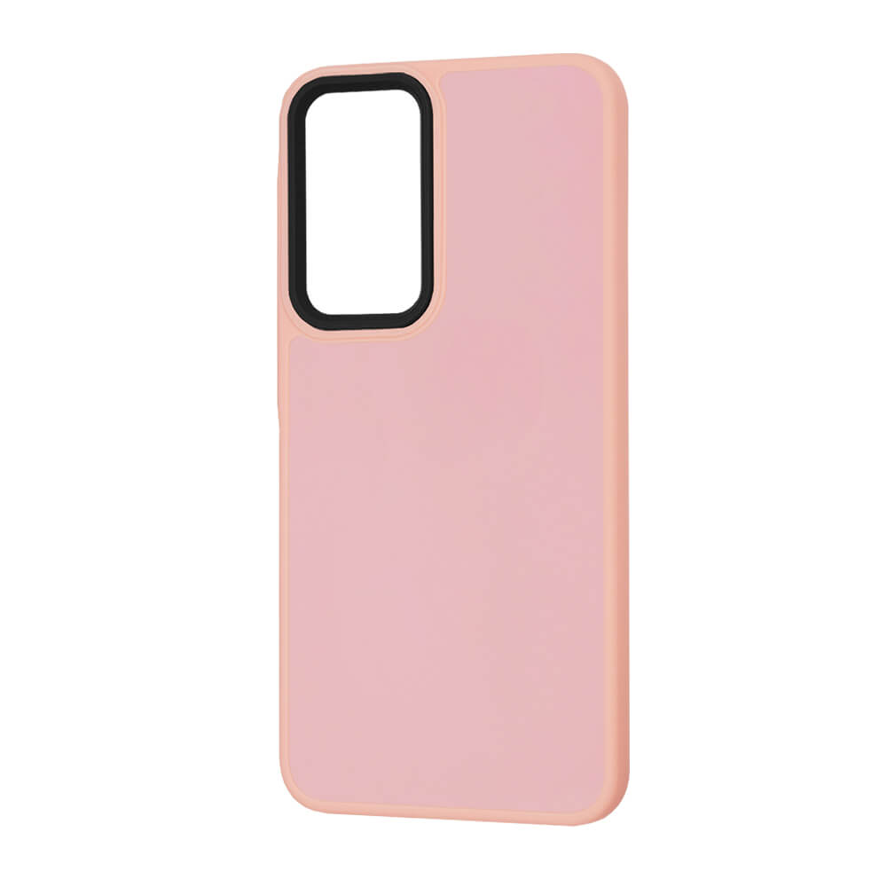 Techsuit Samsung Galaxy A56 5G - HaloFrost Series - Σκληρή Θήκη με Πλαίσιο Σιλικόνης - Dreamy Pink