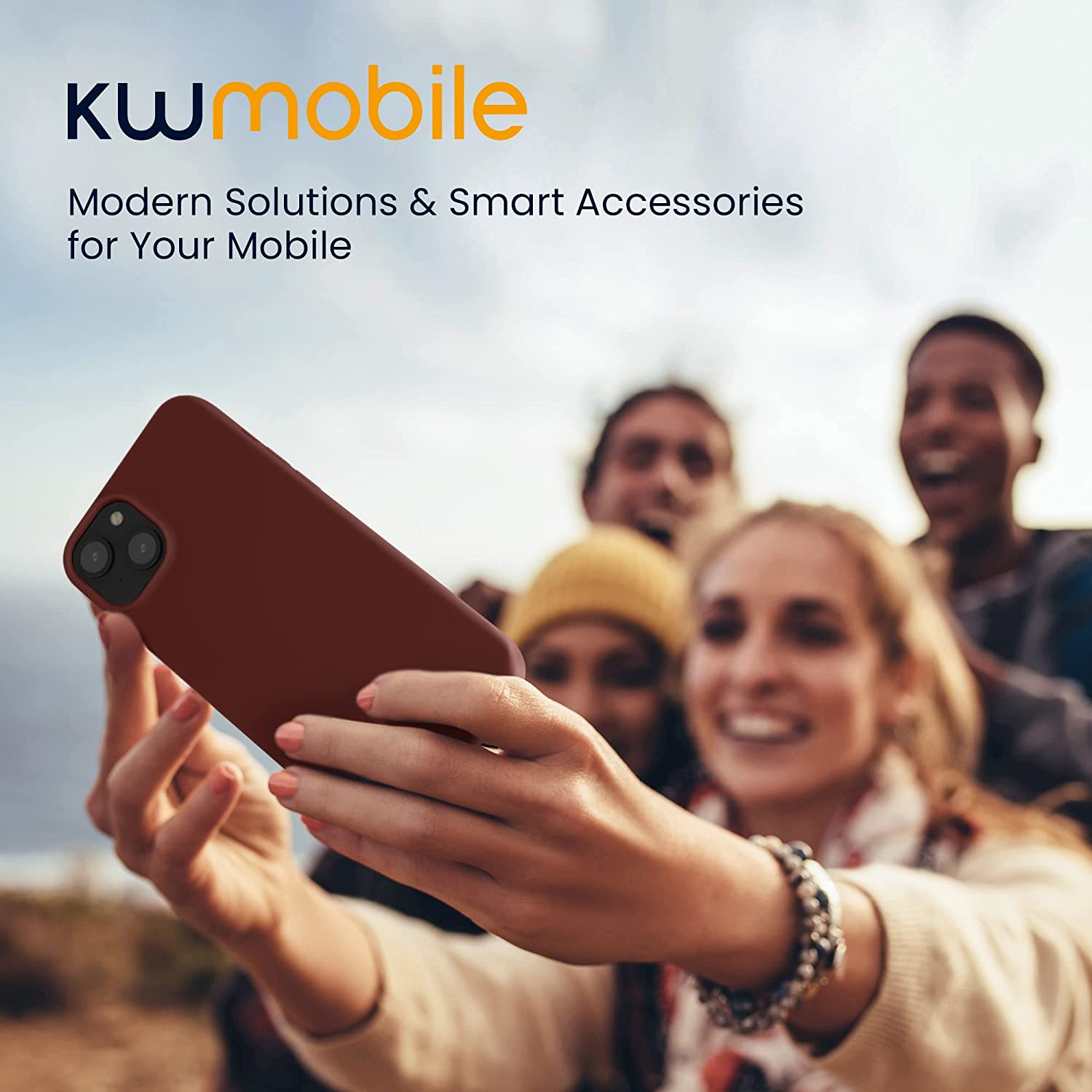 KW iPhone 14 Plus Λεπτή Θήκη Σιλικόνης TPU - Tawny Red - 59076.190