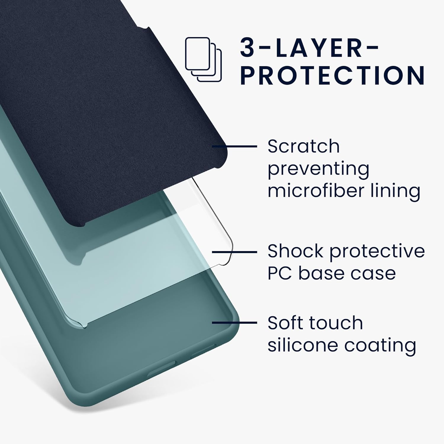 KW Samsung Galaxy S24 FE Θήκη Σιλικόνης Rubberized TPU - Arctic Night