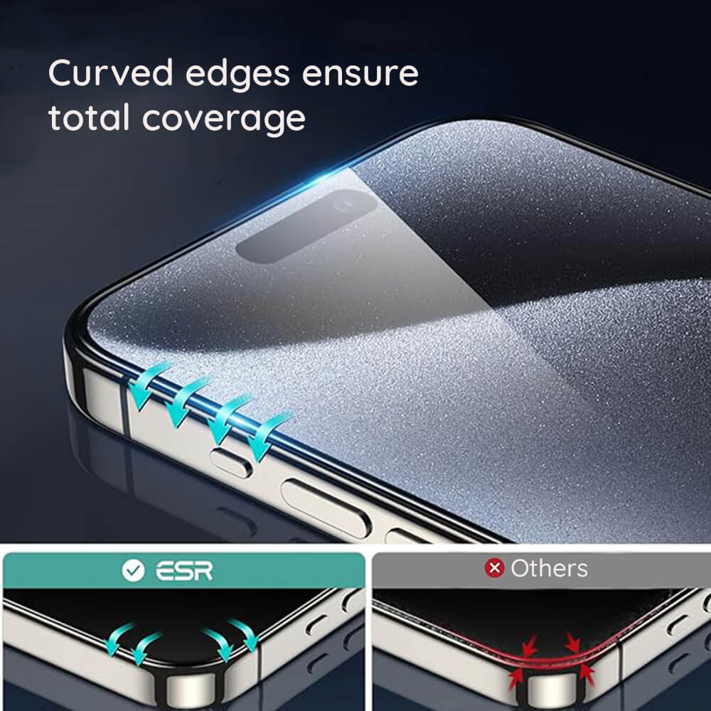 ESR iPhone 16 Pro Tempered Glass Αντιχαρακτικό Γυαλί Οθόνης - Διάφανο