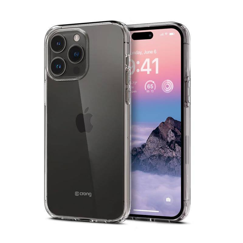 Crong iPhone 14 Pro Max Crystal Slim - Θήκη Σιλικόνης - Clear