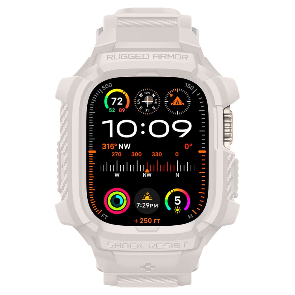 Spigen Λουράκι Apple Watch Ultra (1/2/3) - 49mm Rugged Armor Pro - Dune Beige