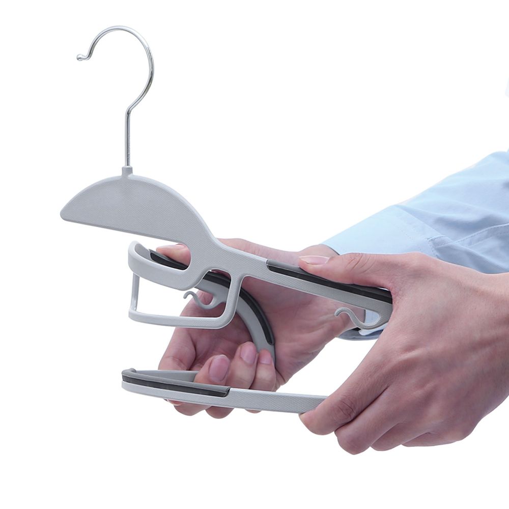 Songmics Σετ με 50 Πλαστικές Αντιολισθητικές Κρεμάστρες Ρούχων - Light Grey / Dark Grey - CRP41G-50