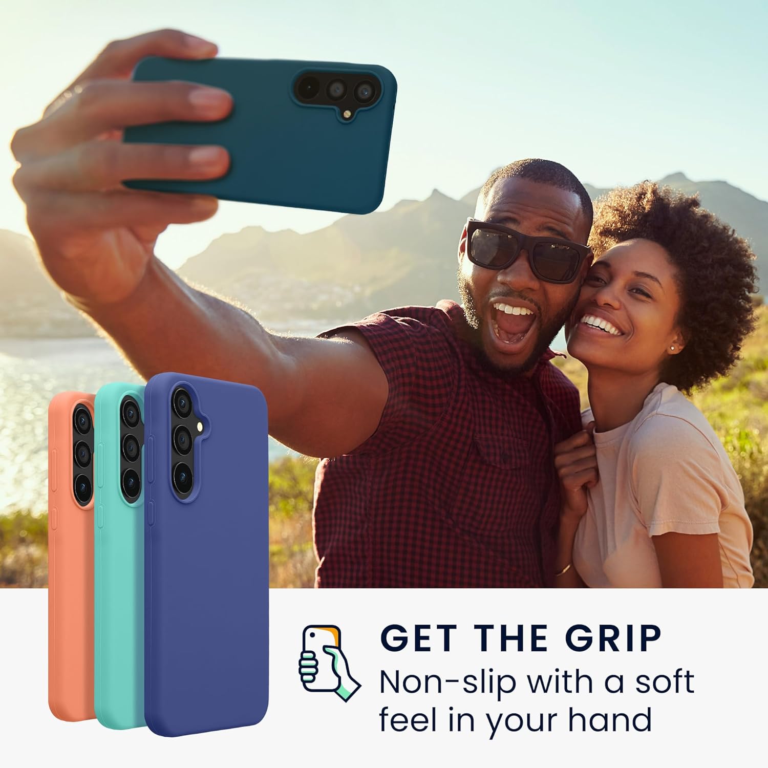 KW Samsung Galaxy A55 5G Θήκη Σιλικόνης Rubberized TPU - Matte Petrol