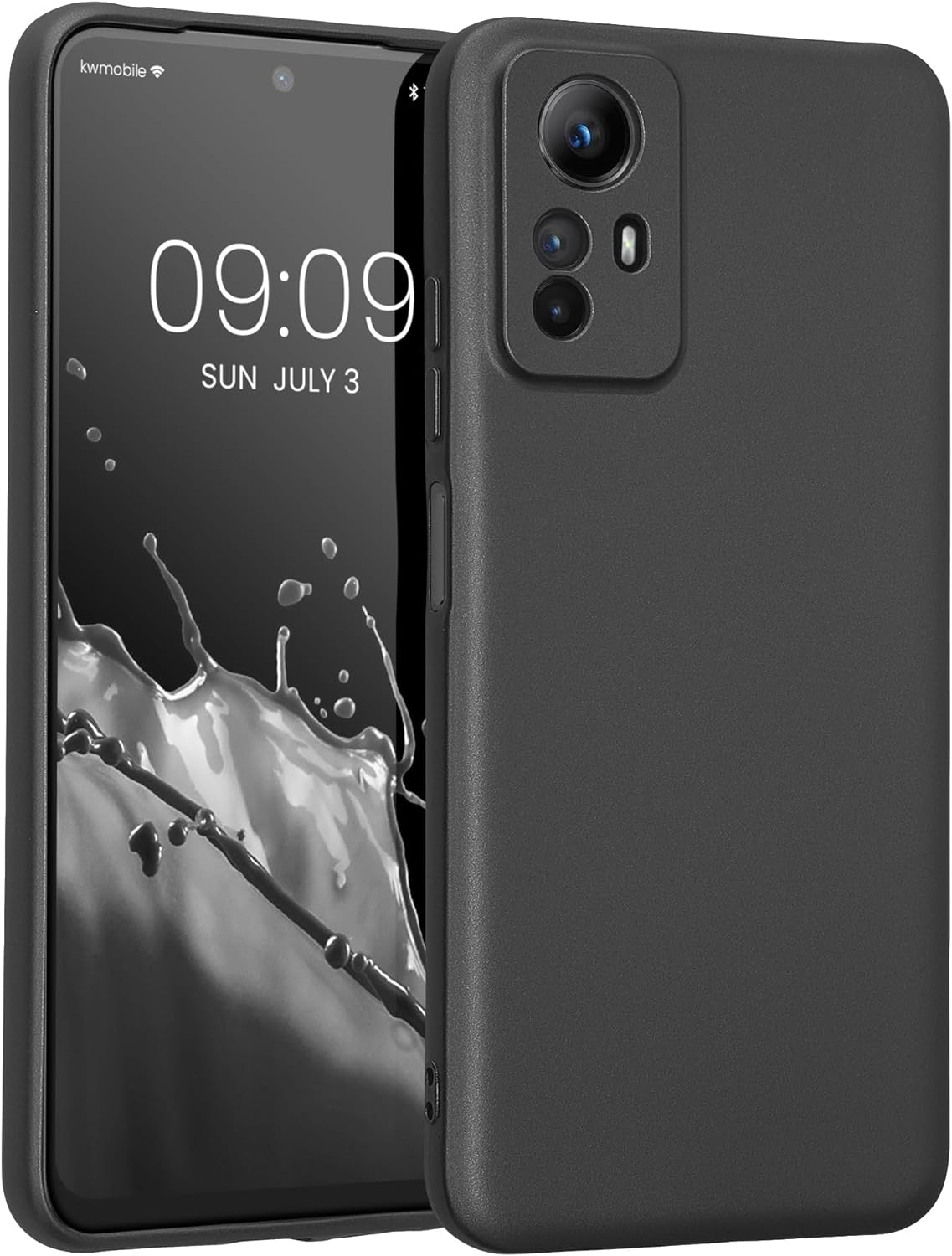 KW Xiaomi Redmi Note 12S Θήκη Σιλικόνης TPU - Metallic Grey