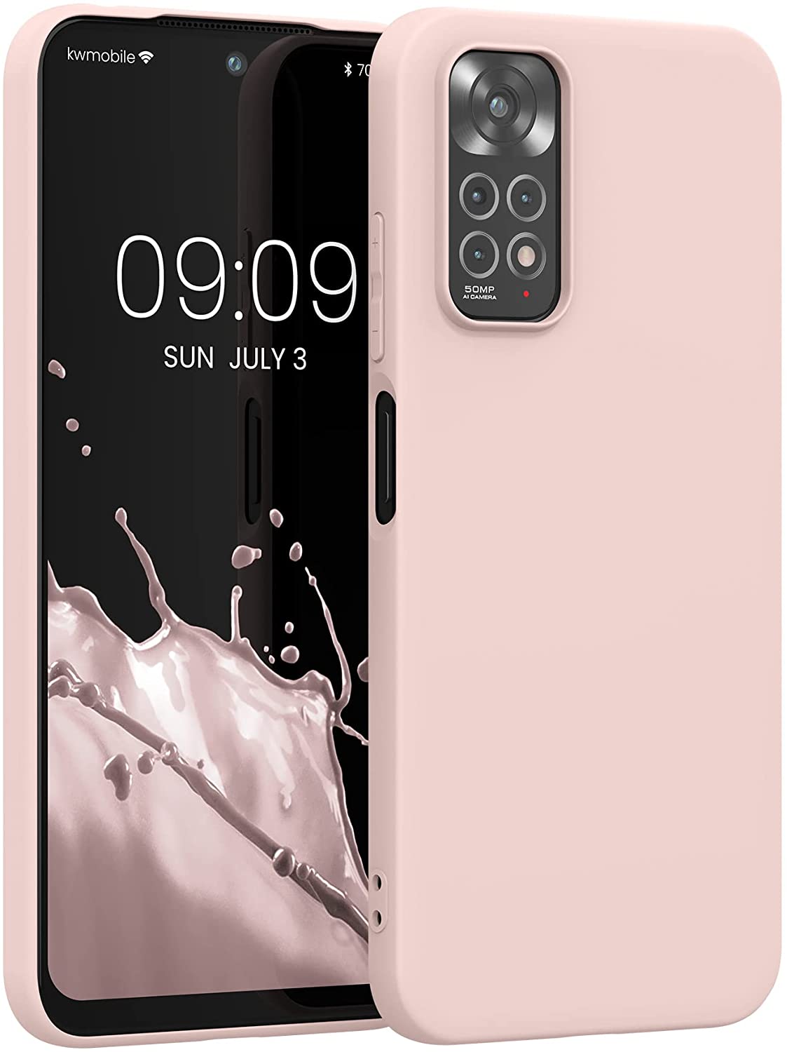 KW Xiaomi Redmi Note 11 / Redmi Note 11S Θήκη Σιλικόνης TPU - Coconut Swirl - 57368.225