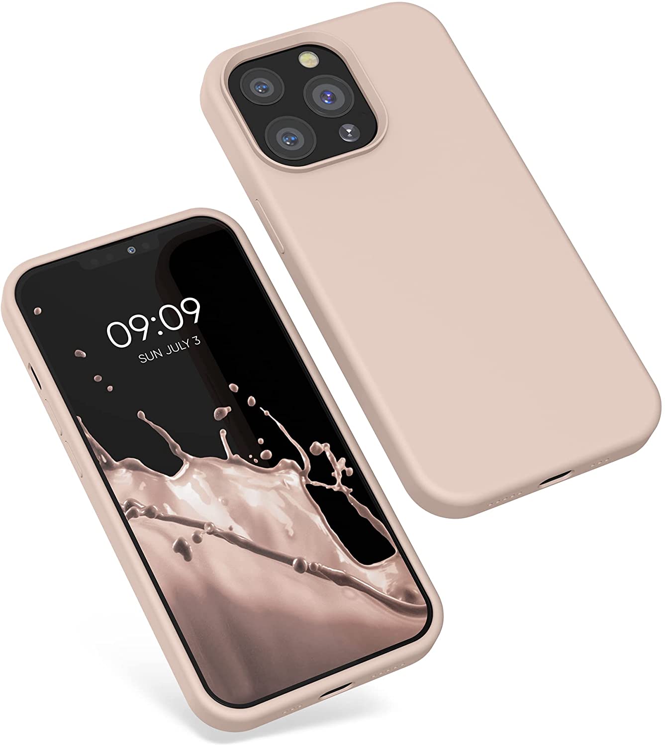 KW iPhone 13 Pro Θήκη Σιλικόνης Rubberized TPU - Coconut Swirl - 55880.225