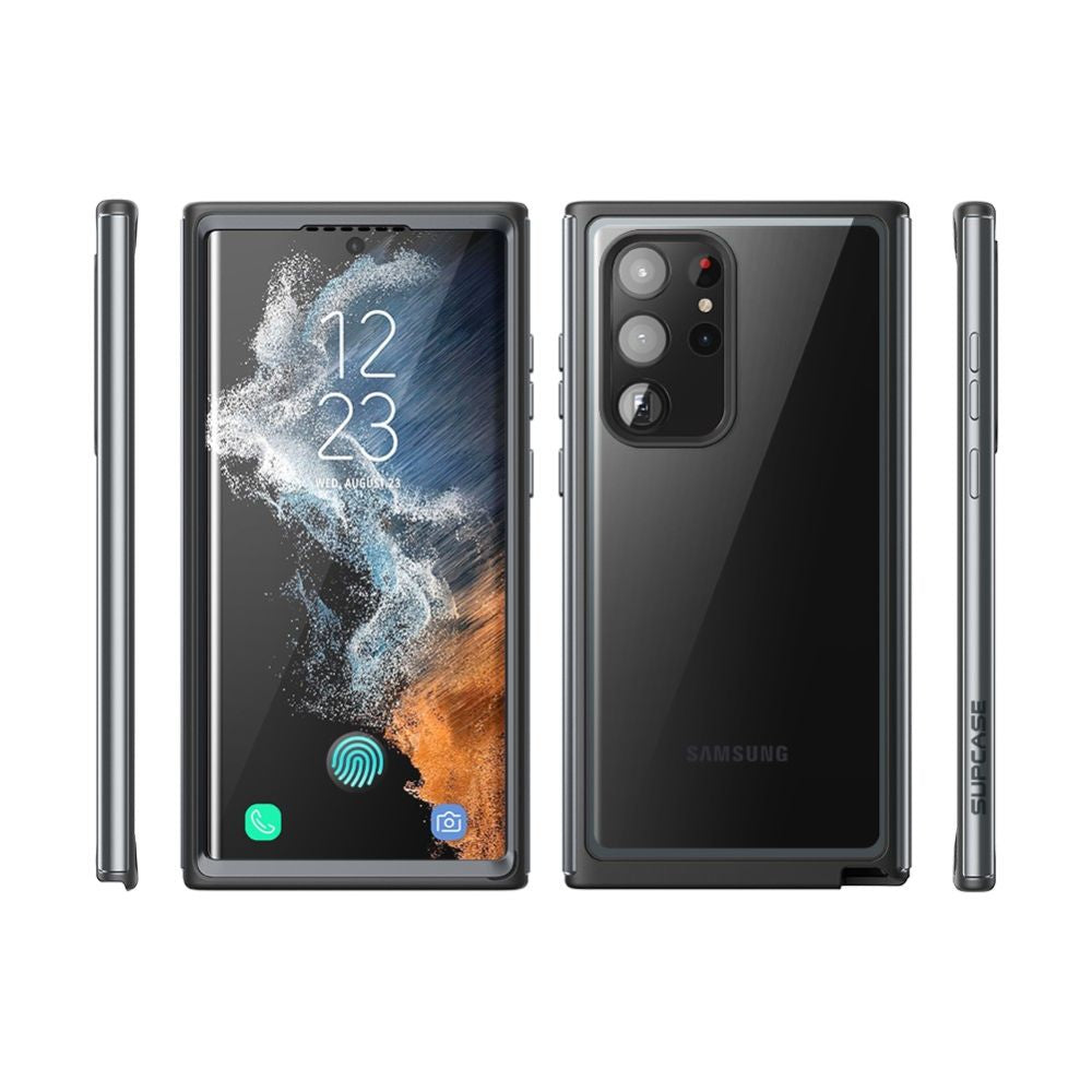 Supcase Samsung Galaxy S23 Ultra Edge XT Σκληρή Θήκη με Προστασία Οθόνης - Black