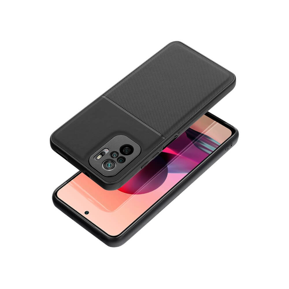 Forcell Xiaomi Redmi Note 11 Pro / Note 11 Pro 5G Noble Σκληρή Θήκη με Πλαίσιο Σιλικόνης - Black