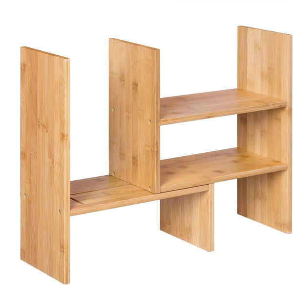 Songmics Βάση Οργάνωσης Γραφείου από Μπαμπού - Natural Bamboo - OFS45NL - likebrands.gr