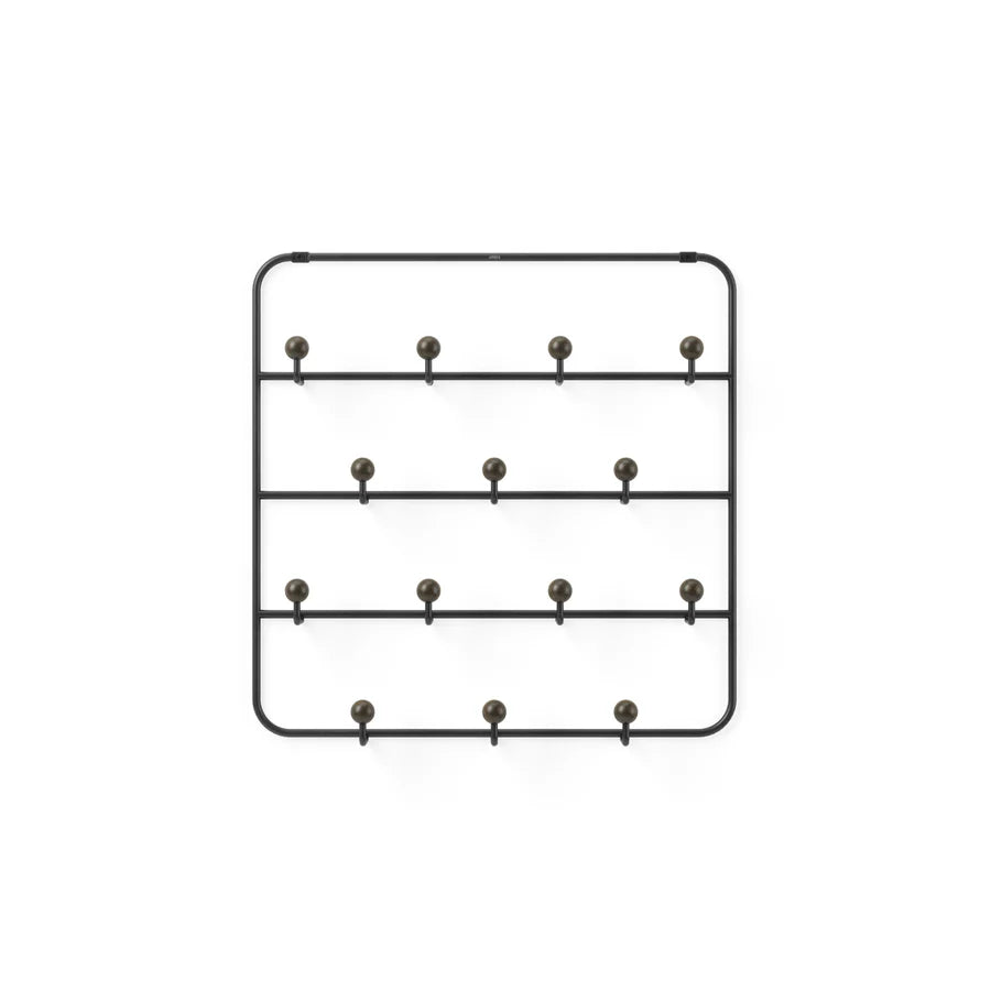 Umbra Estique Κρεμάστρα Πόρτας και Τοίχου με 14 Γάντζους - Black / Walnut