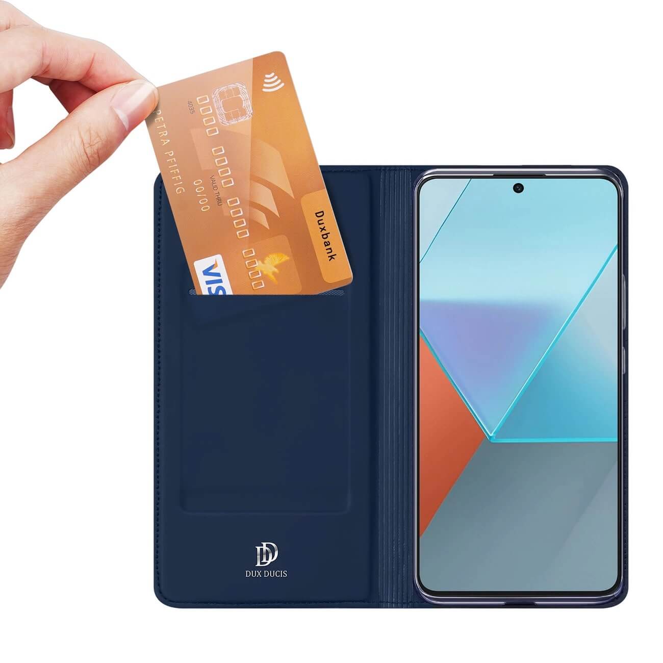 Dux Ducis Xiaomi Redmi Note 13 Pro 5G Flip Stand Case Θήκη Βιβλίο - Blue