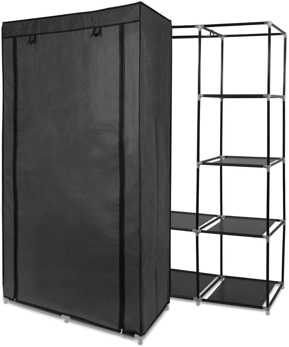 Navaris Πτυσσόμενη Ντουλάπα Ρούχων - Black - 45294.01