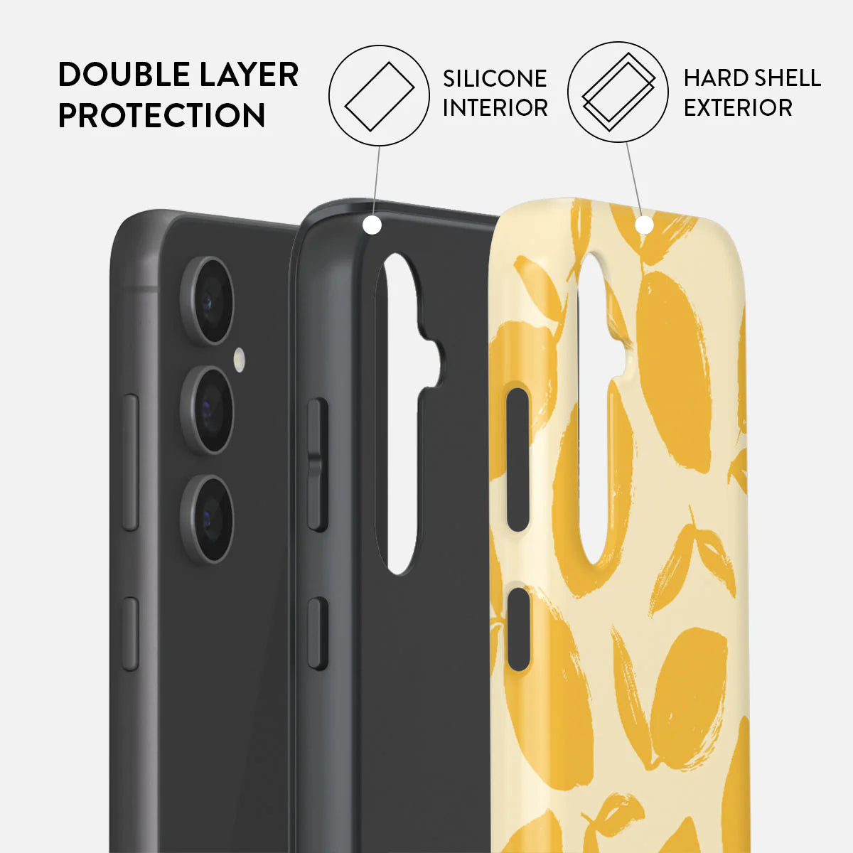 Burga Samsung Galaxy S23 FE Fashion Tough Σκληρή Θήκη - Lemon Tart