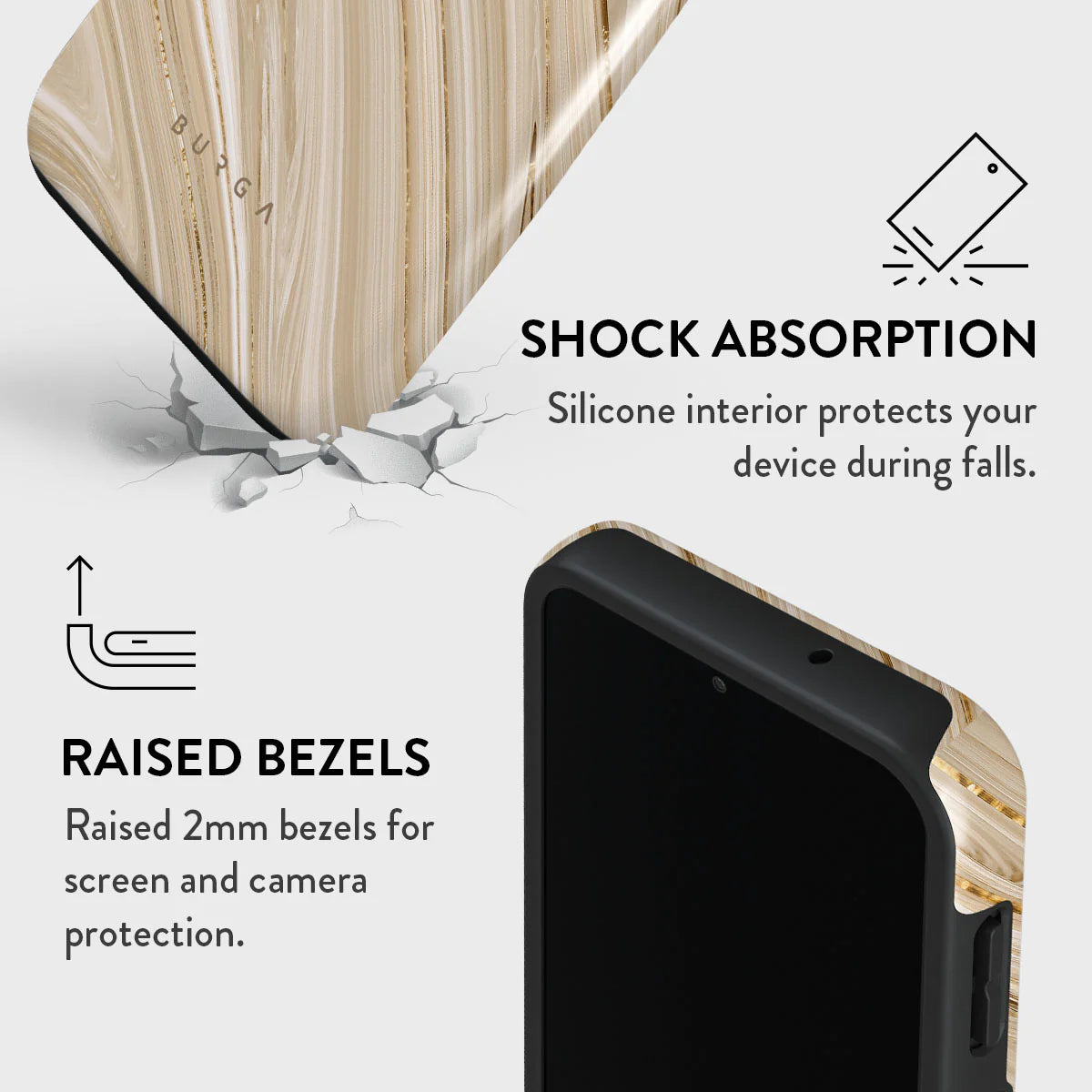 Burga Samsung Galaxy A25 5G Fashion Tough Σκληρή Θήκη - Full Glam