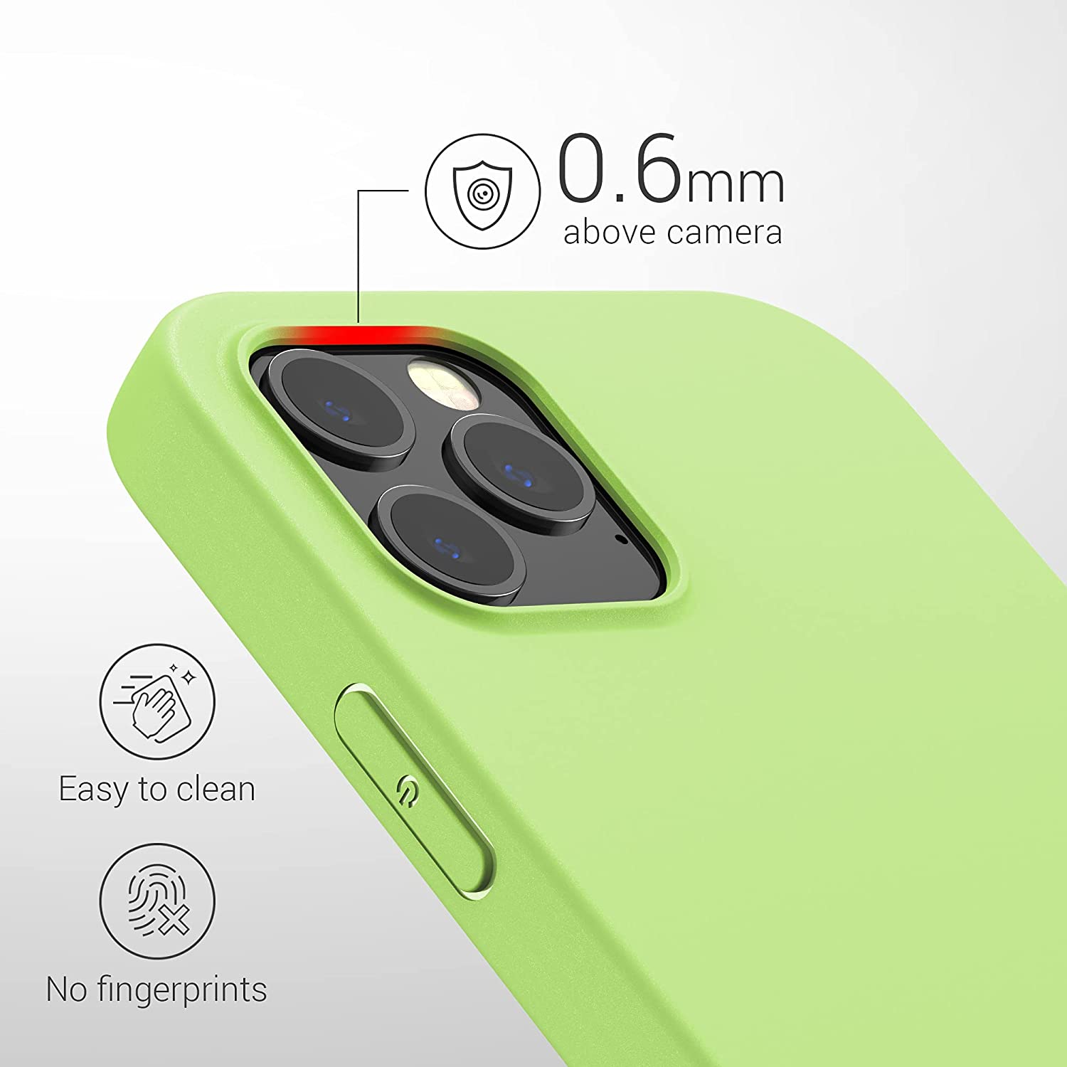 KW iPhone 12 Pro Max Θήκη Σιλικόνης TPU - Tomatillo - 53940.214
