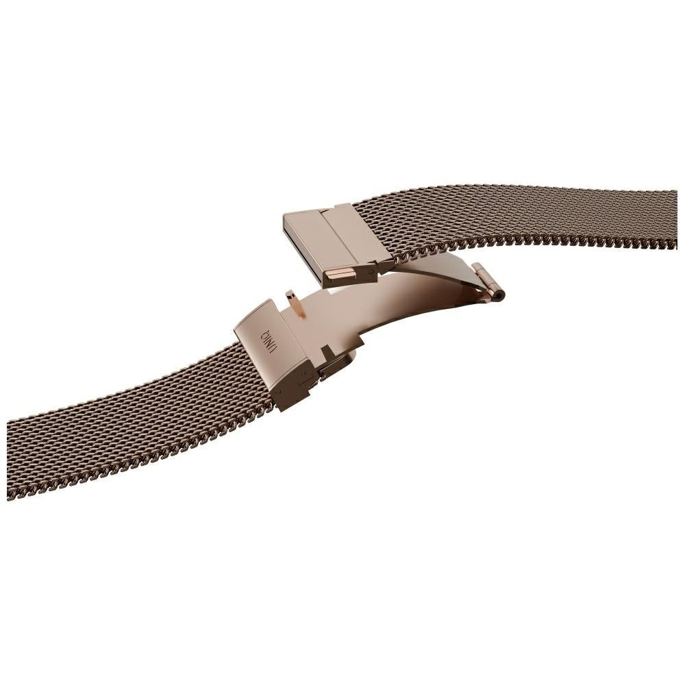 Uniq Λουράκι Apple Watch 7/8/9/10/11/12 - SE (1/2/3) – 40/41/42mm από Ανοξείδωτο Ατσάλι - Dante Pro - Metallic Rose
