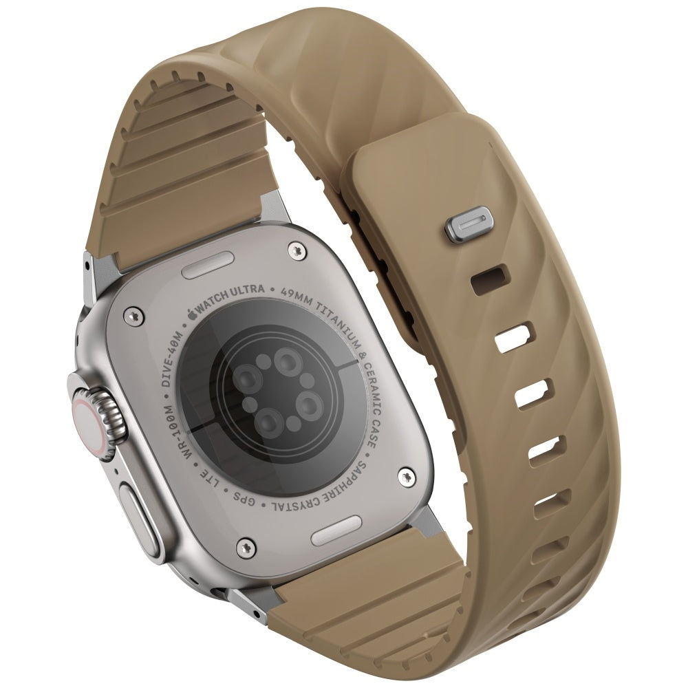 Uniq Μαγνητικό Λουράκι Apple Watch 7/8/9/10/11 - SE (1/2/3) - Ultra (1/2/3) – 40/41/42/44/45/46/49mm - Fluo - Beige
