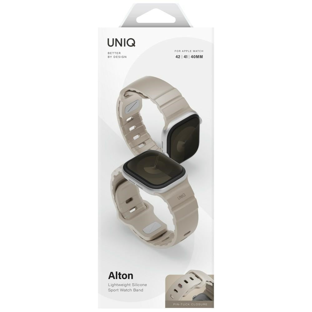 Uniq Λουράκι Apple Watch 8/9/10/11/12 - SE (1/2/3) - 40/41/42mm Σιλικόνης - Alton - Sand
