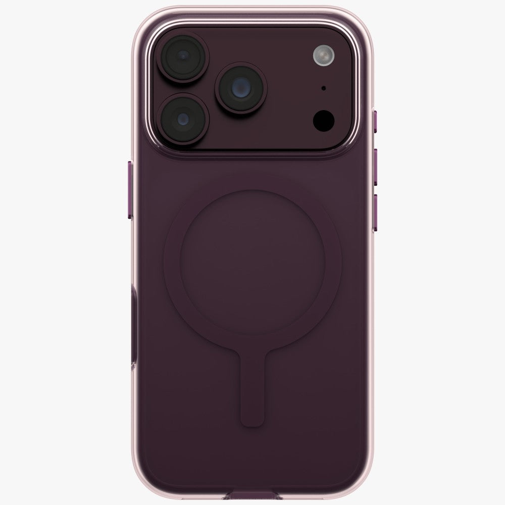 Uniq iPhone 18 Pro / iPhone 17 Pro - Σκληρή Θήκη με Πλαίσιο Σιλικόνης και MagSafe - Clario MagClick - Purple
