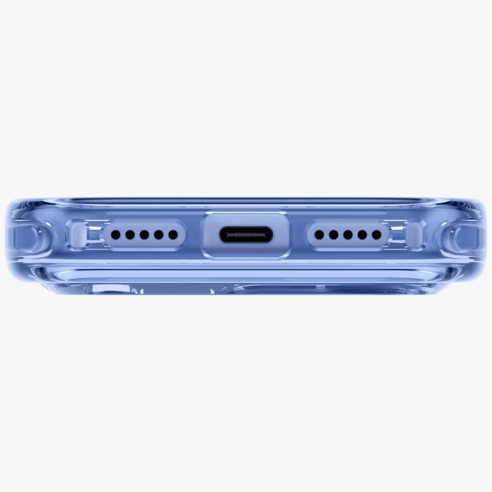 Uniq iPhone 18 Pro / iPhone 17 Pro - Σκληρή Θήκη με Πλαίσιο Σιλικόνης και Stand MagSafe - Swivix 360 Rotating Kickstand - Blue