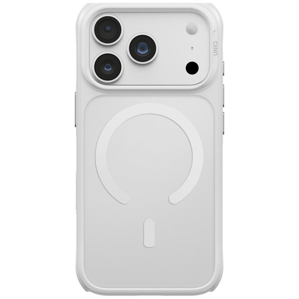 Uniq iPhone 18 Pro / iPhone 17 Pro - Σκληρή Θήκη με Πλαίσιο Σιλικόνης και MagSafe - Veren MagClick - Chalk Frost