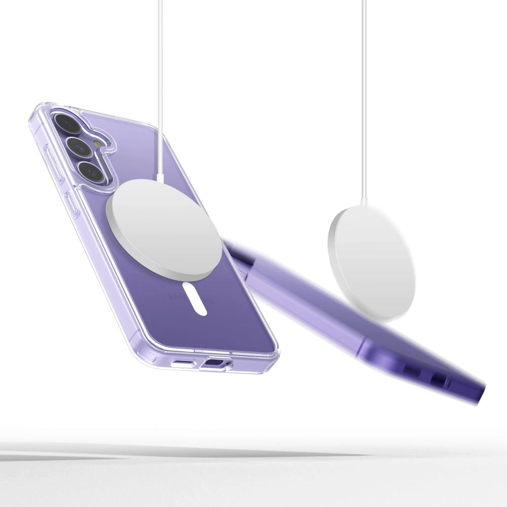 Tech-Protect Samsung Galaxy A36 5G Flexair Hybrid MagSafe Σκληρή Θήκη με Πλαίσιο Σιλικόνης και MagSafe - Διάφανη