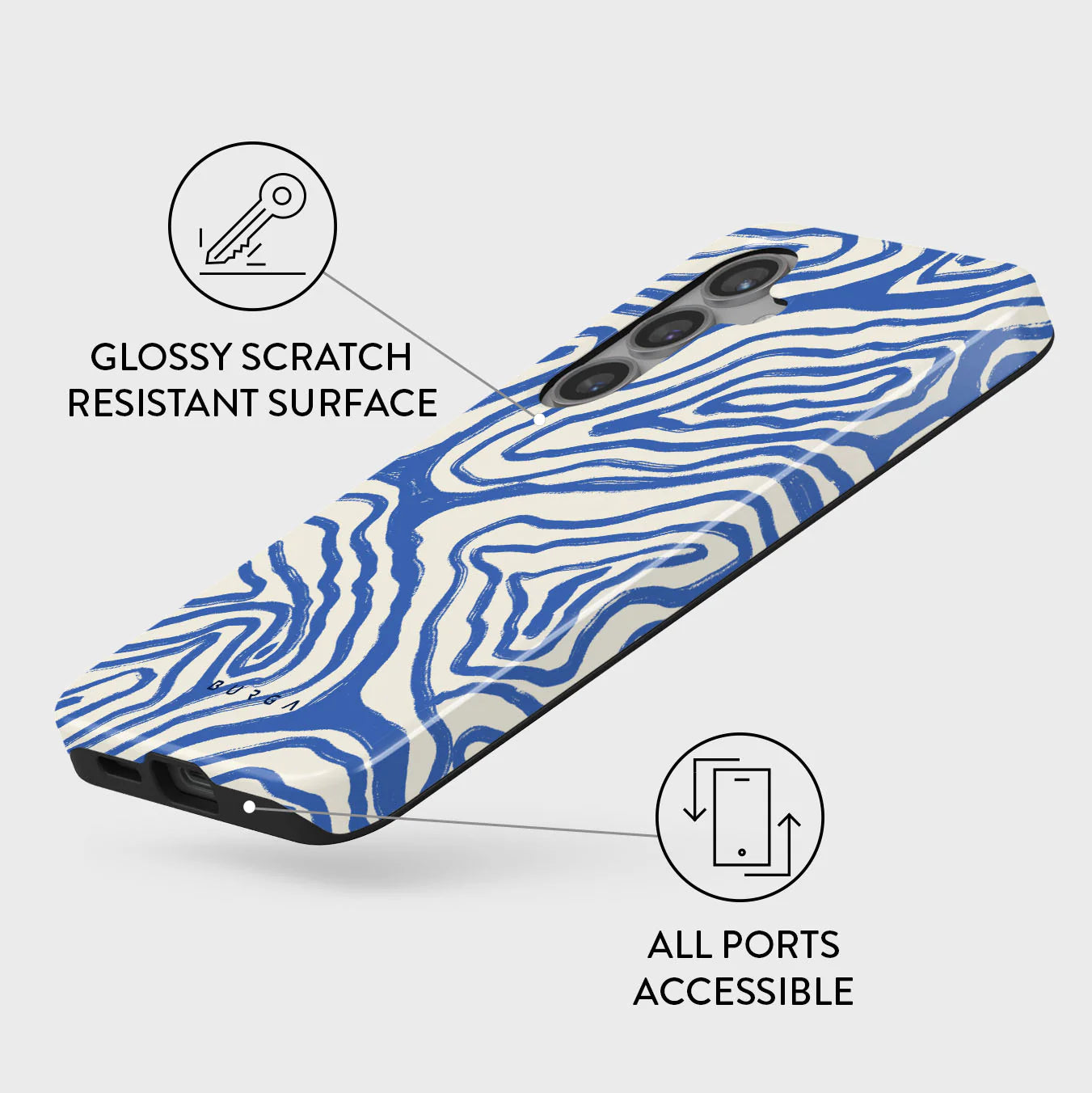 Burga Samsung Galaxy S24 Fashion Tough Σκληρή Θήκη - Seven Seas