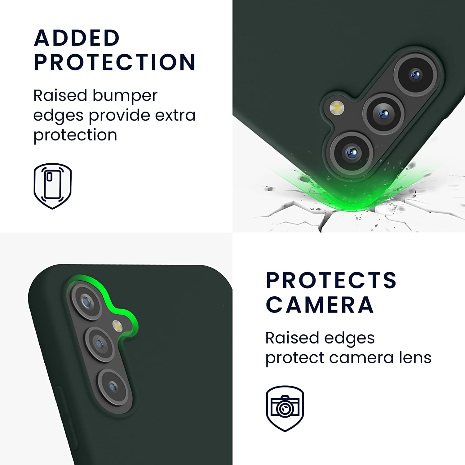 KW Samsung Galaxy A54 5G Θήκη Σιλικόνης TPU - Moss Green - 60796.169