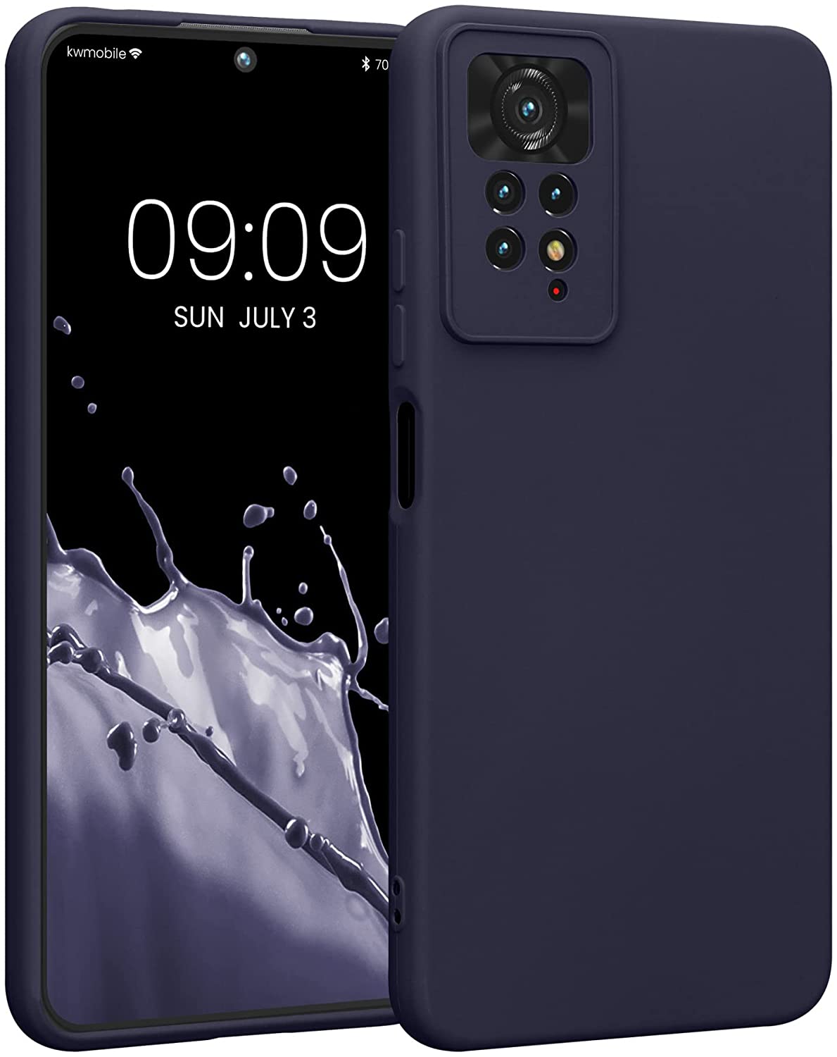 KW Xiaomi Redmi Note 11 Pro / Note 11 Pro 5G Θήκη Σιλικόνης Rubber TPU - Blueberry Blue - 57919.186