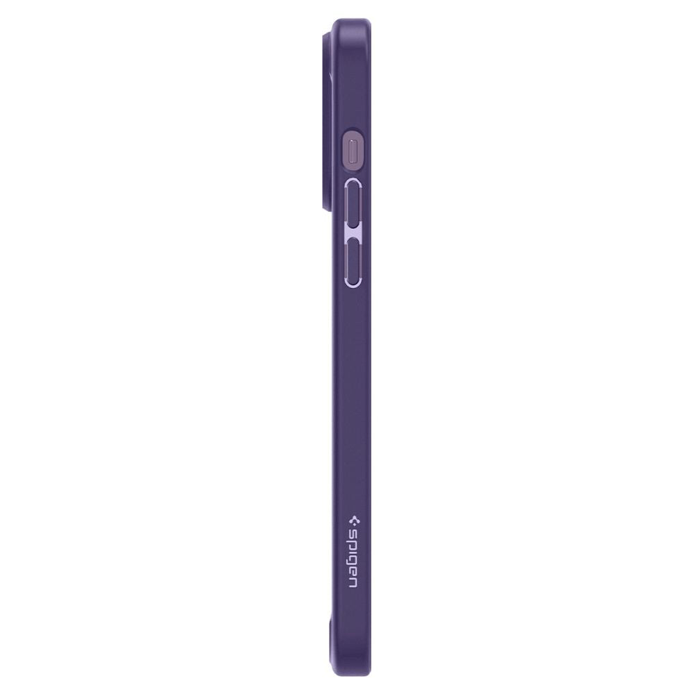 Spigen iPhone 14 Pro Max Ultra Hybrid Σκληρή Θήκη με Πλαίσιο Σιλικόνης - Deep Purple