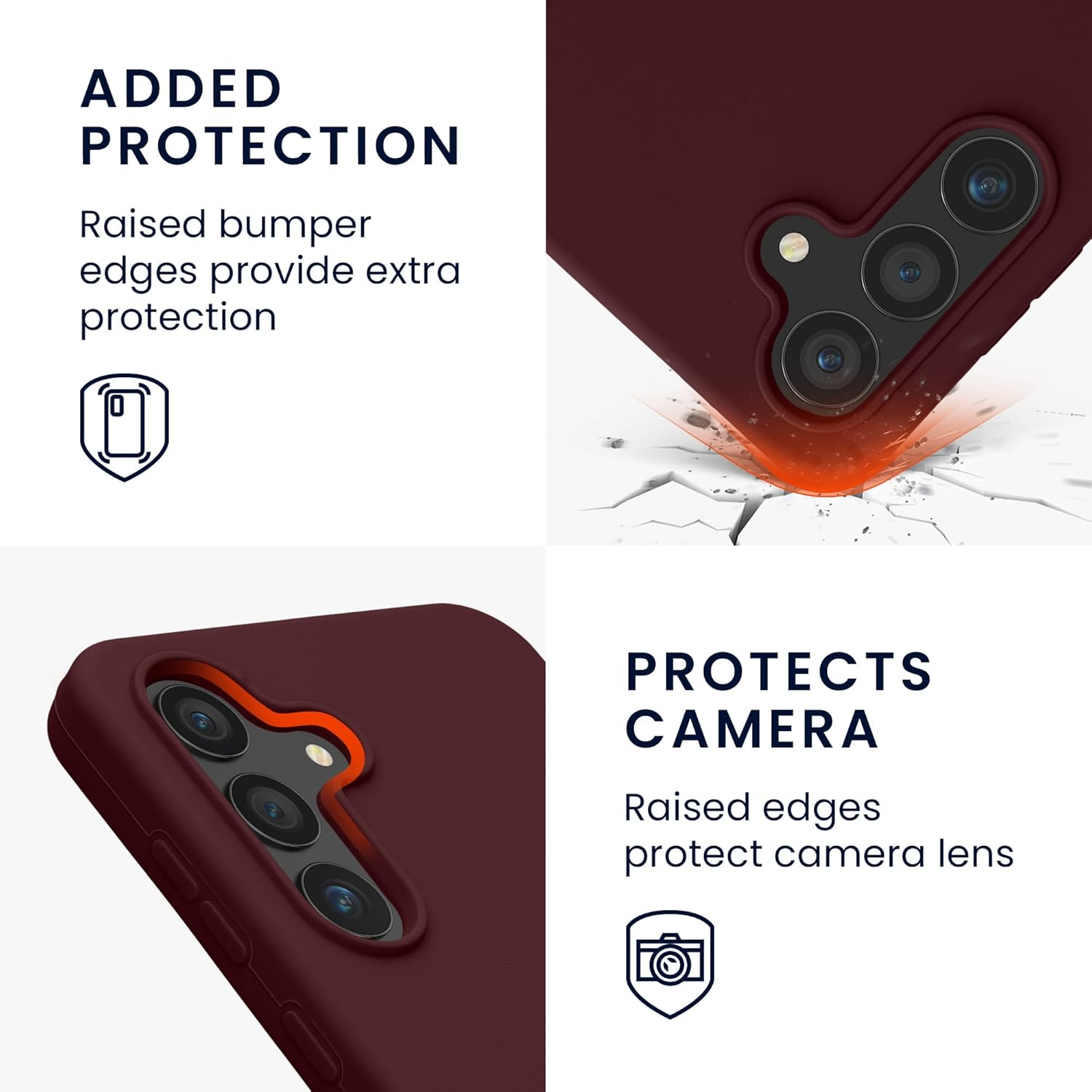 KW Samsung Galaxy S24 FE Θήκη Σιλικόνης Rubberized TPU - Bordeaux Purple