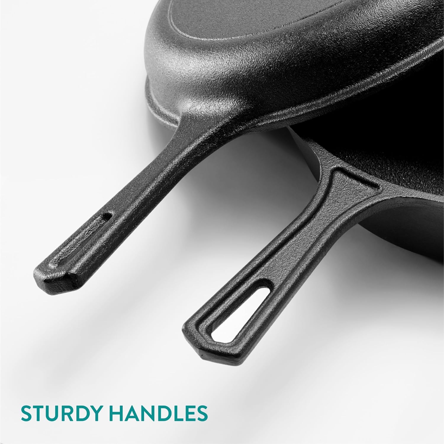 Navaris Μαντεμένιο Βαθύ Tηγάνι με Καπάκι / Τηγάνι - 3.4 L - Black - 61695.01