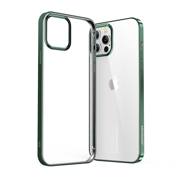 Joyroom iPhone 12 Pro Max Beautiful Series TPU Case Λεπτή Θήκη Σιλικόνης - Διάφανη / Green - JR - BP796
