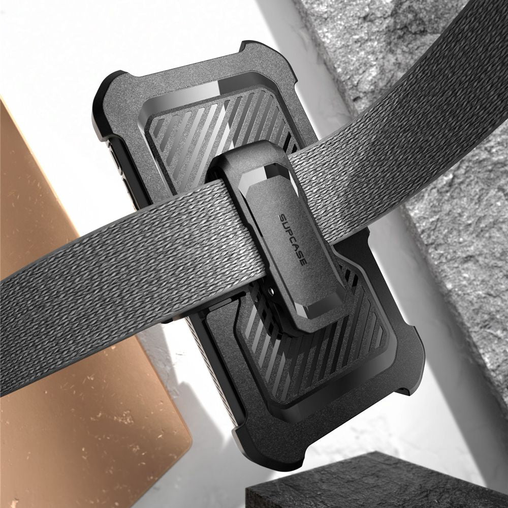 Supcase Samsung Galaxy A16 4G / A16 5G Unicorn Beetle Pro Σκληρή Θήκη με Προστασία Οθόνης και Stand - Black