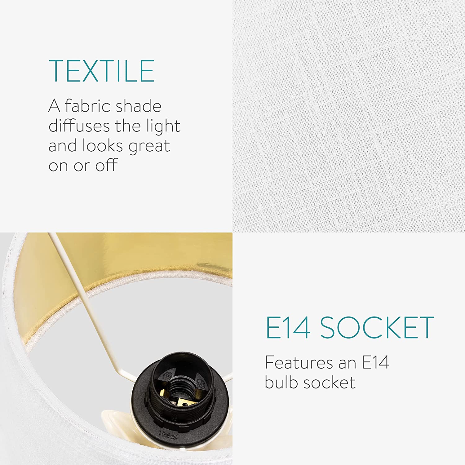 Navaris Desk Lamp Επιτραπέζιο Φωτιστικό - Ανανάς - 40cm - White - 49151.02.02